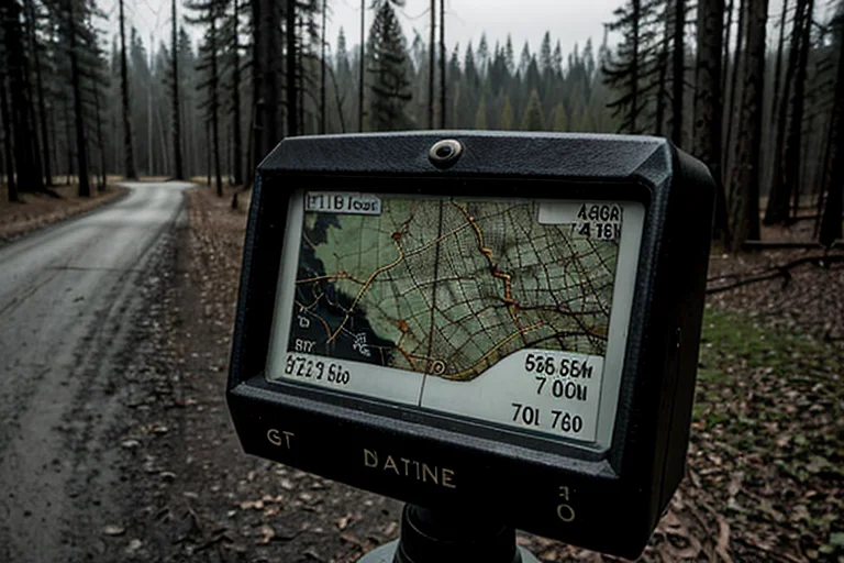 Abnormal GPS display recorded during investigation