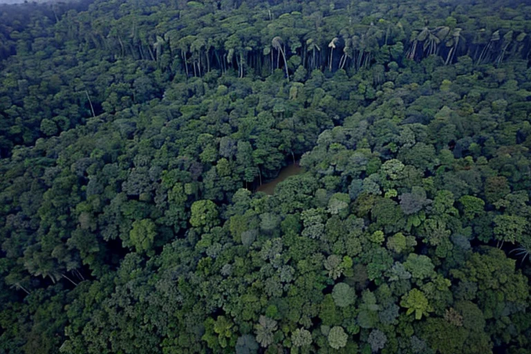 Vast rainforest around the incident location.