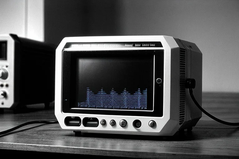 現場に設置された簡易センサーが記録した断片的な電磁場変動データ。
