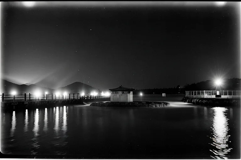 The Underwater Light Source in Lake Chūzenji
