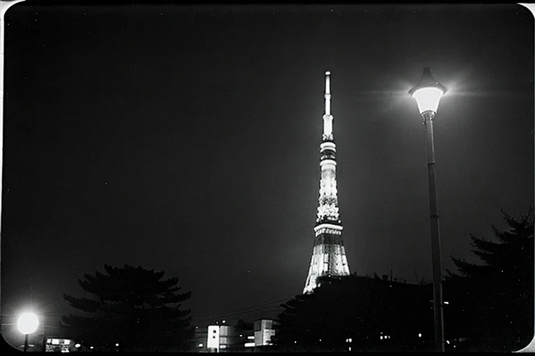The Silent Triangle Above Tokyo Tower