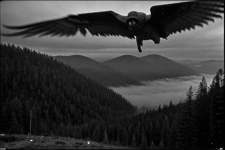 Colombia, Central Andes "Glider of Shadow and Roar" Unidentified Giant Flying Creature Incident