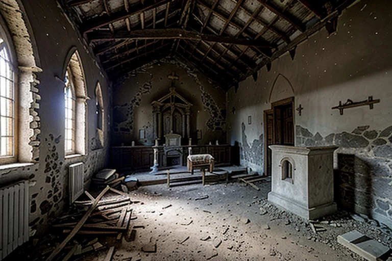 Periodic Silent Chants, Floral Offerings, and Temporal Discrepancies in an Abandoned Village in Galicia, Spain