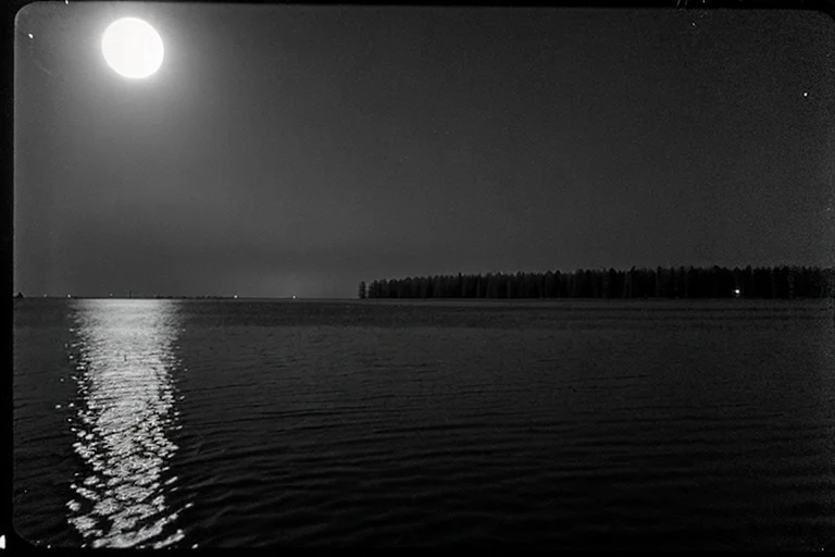 Canada, Northwest Territories, Great Bear Lake, Incident of Silent Rhomboid Light Object Gliding Over Lake Surface and Communication Loss