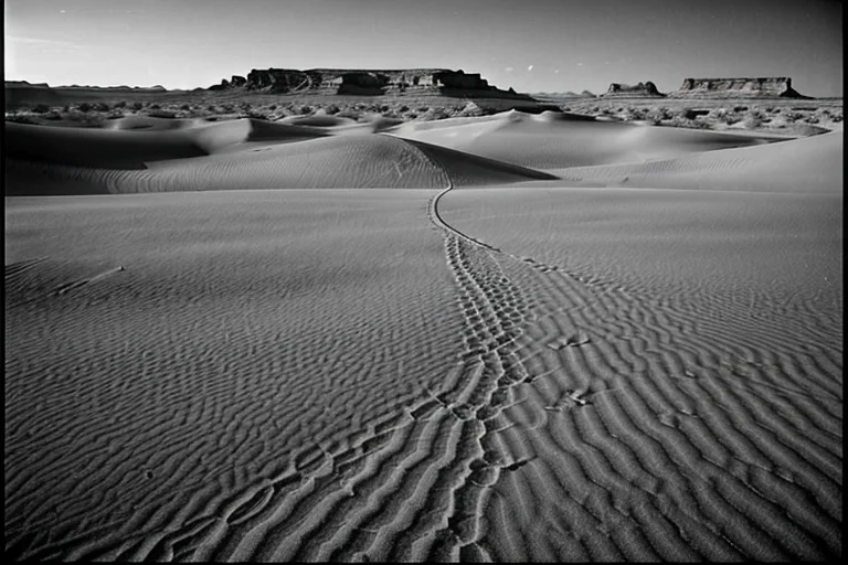 Hoggar Mountains, Path of Disappearing Footprints