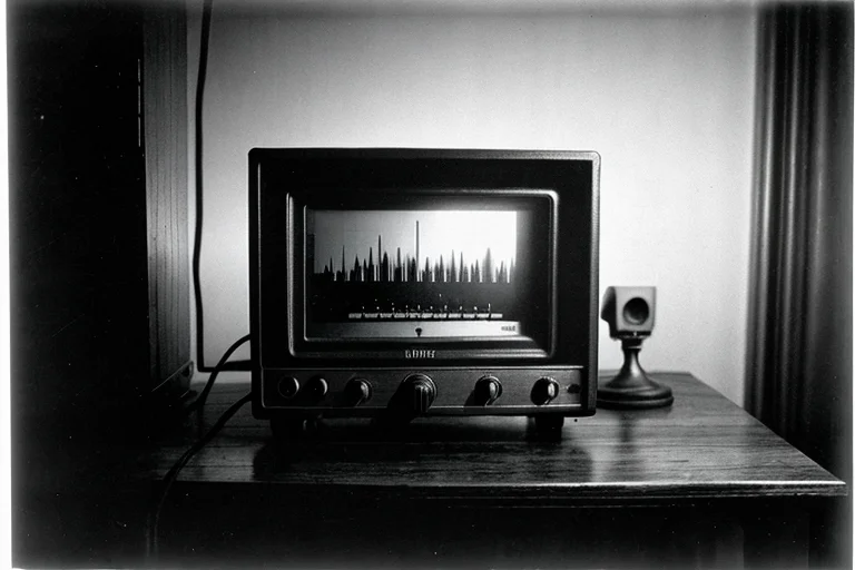Spectrum analysis results of a specific high-frequency pulse signal observed during the investigation.