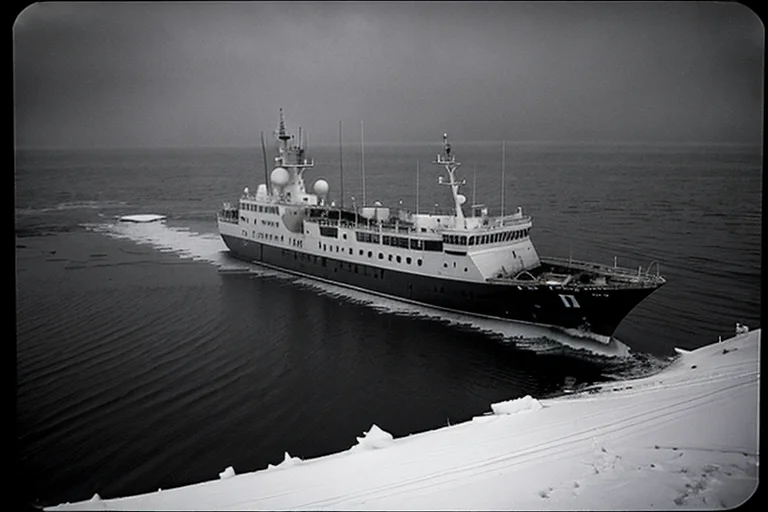Kerguelen Islands, Incident of the Giant Shadow Drifting in Ice Fog