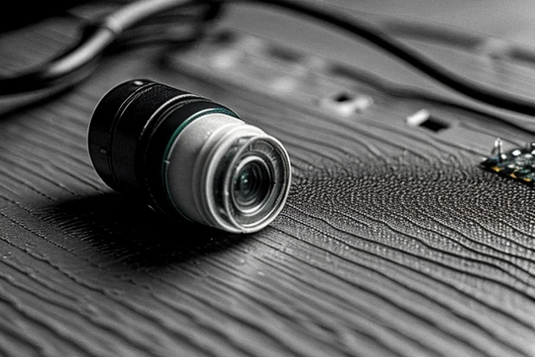 Burned-out electronic circuit from the recovered small uncrewed vehicle