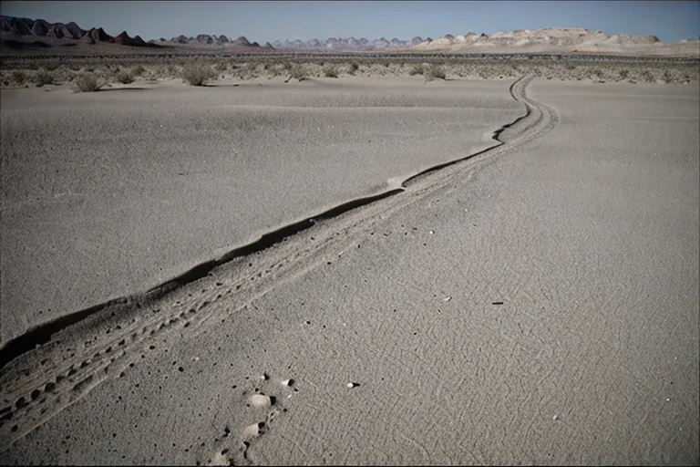 Melted traces confirmed during on-site investigation. Rocks transformed into glass-like material.