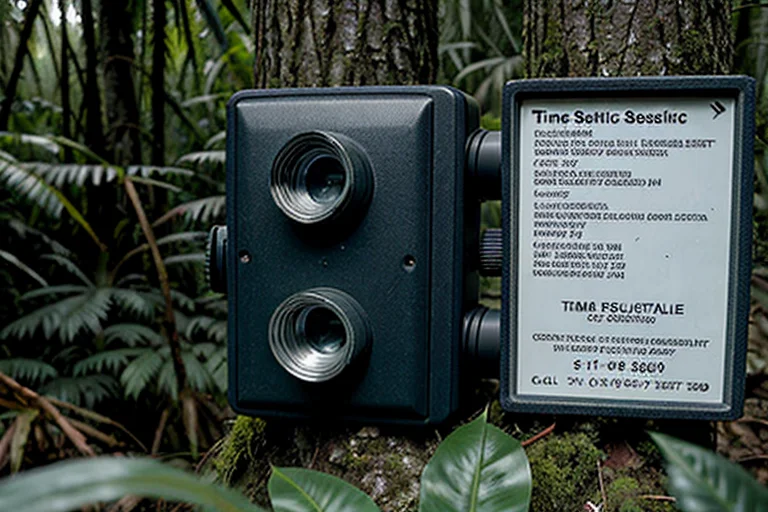 Low-frequency vibration data recorded by a seismograph in dense undergrowth
