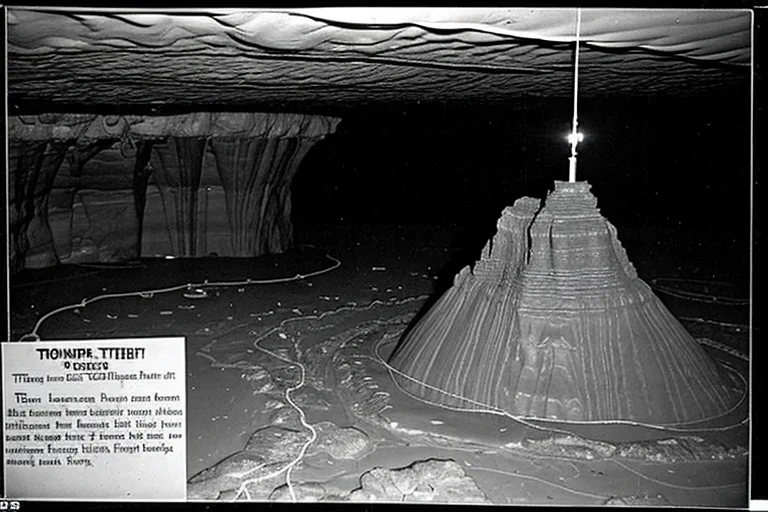 Topographic map of the tepui cave system showing anomaly locations.