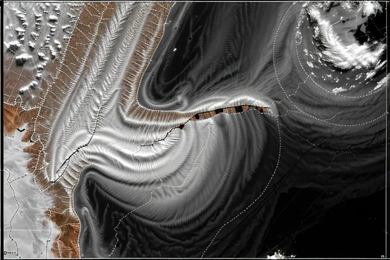 Periodic thermal anomaly distribution analyzed from historical satellite imagery.