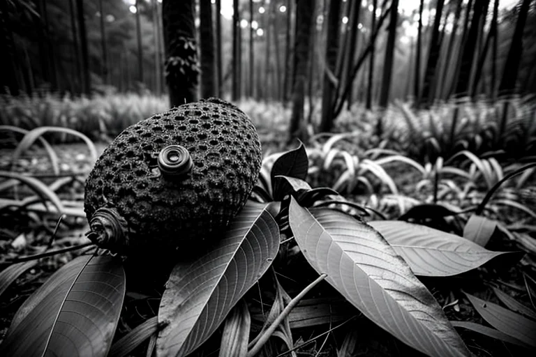 異常枯死した植物の根元のクローズアップ