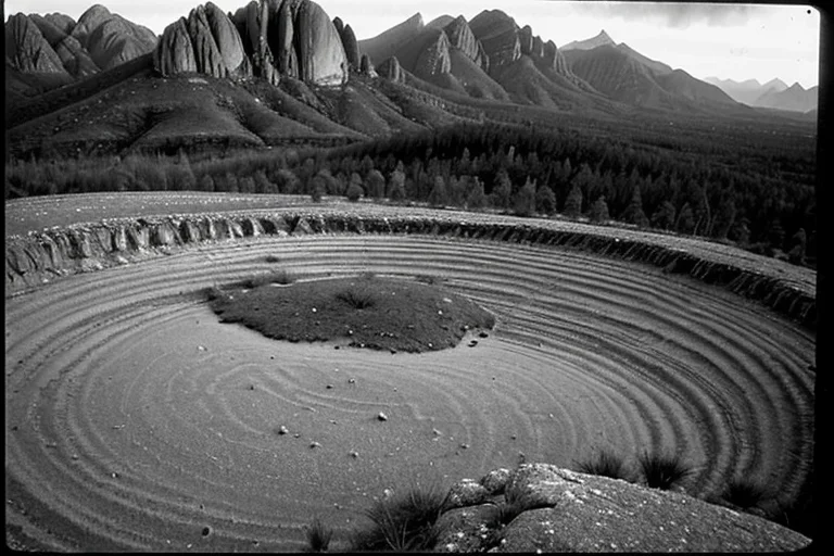 ムランジェ山脈の地図に示された、異常発生地点の推移。