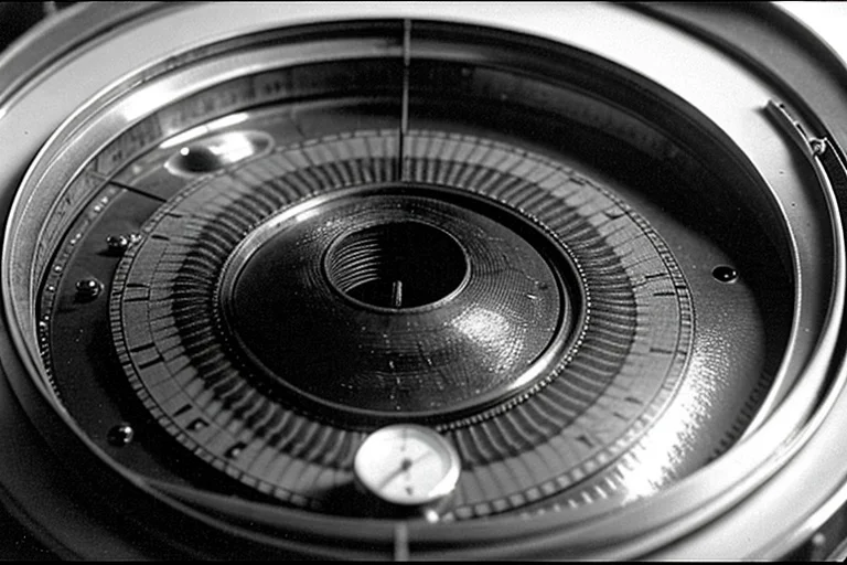 Seismograph record showing anomalous vibrations