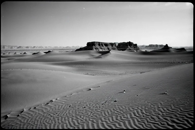 Close-up of Kyzylkum Desert strata