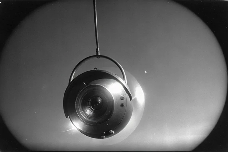 テレビクルーが撮影した発光体の静止画。輪郭は不明瞭だが、脈動が確認できる。