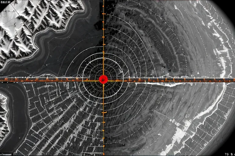 消失地点周辺の地磁気異常区域
