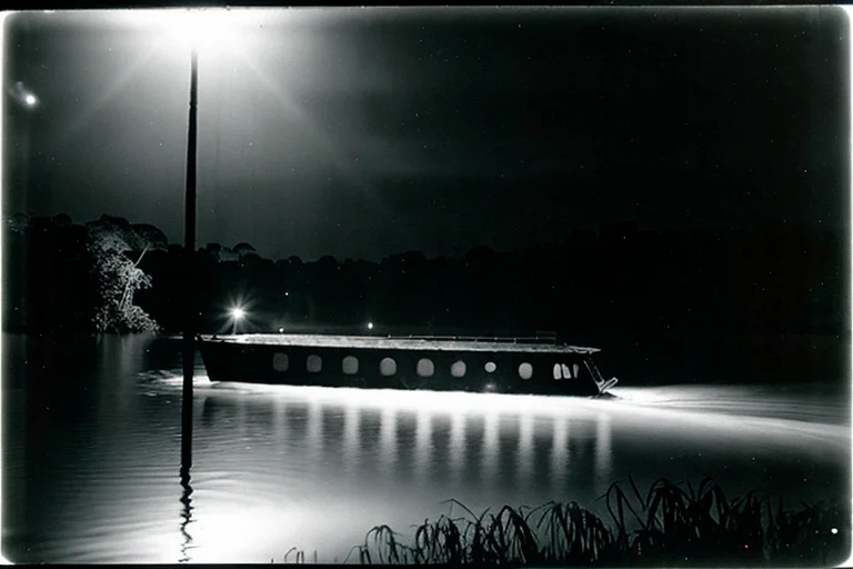 Madidi National Park, Incident of Bioluminescent Aquatic Creature and Resonating Low-Frequency Sound