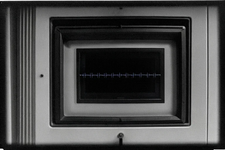 自動観測機器が記録した音声データの欠損を示す波形図。