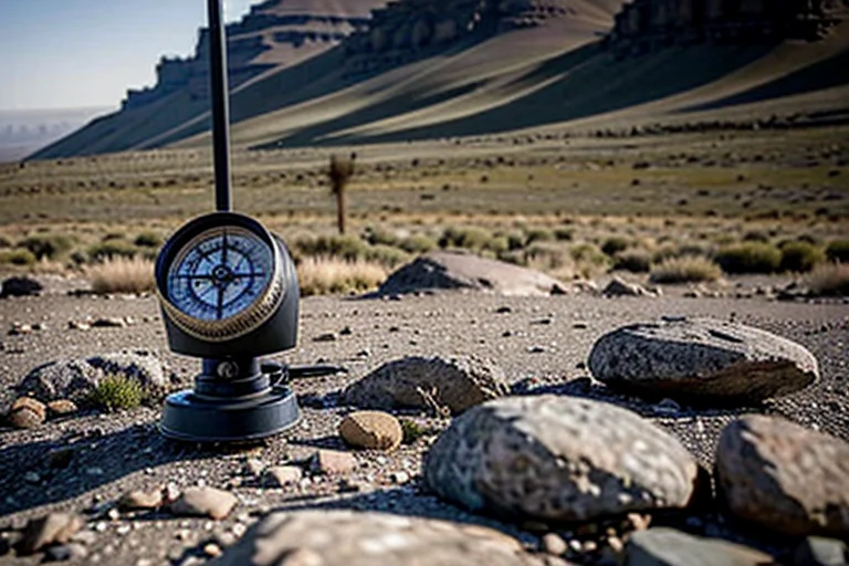 Compass showing anomaly during investigation
