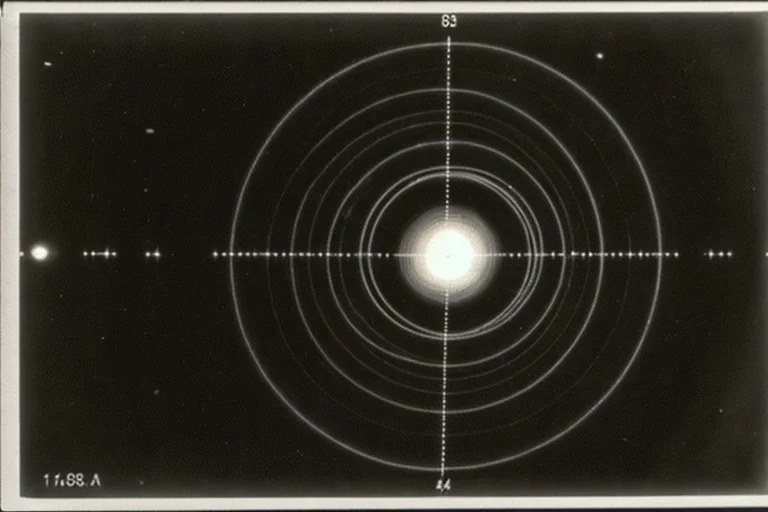 Graph showing detected electromagnetic or gravitational field anomaly. Incomplete synchronization with the phenomenon.