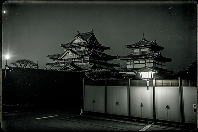 The Luminous Rings over Lake Hamana