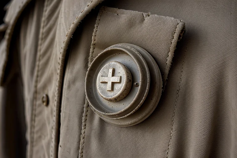 Old French Foreign Legion button found in the desert.