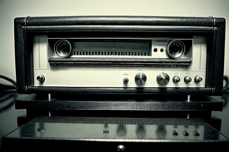 調査中に不可解な音響を記録した際のアナログ録音機の様子。2023年3月。