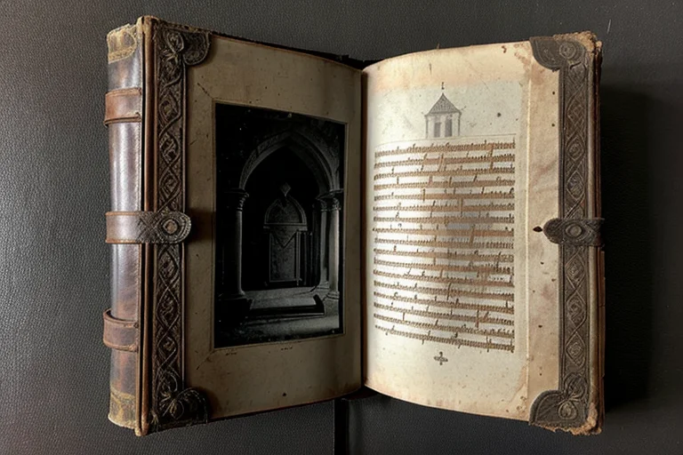 Fragment of an ancient manuscript found at the monastery