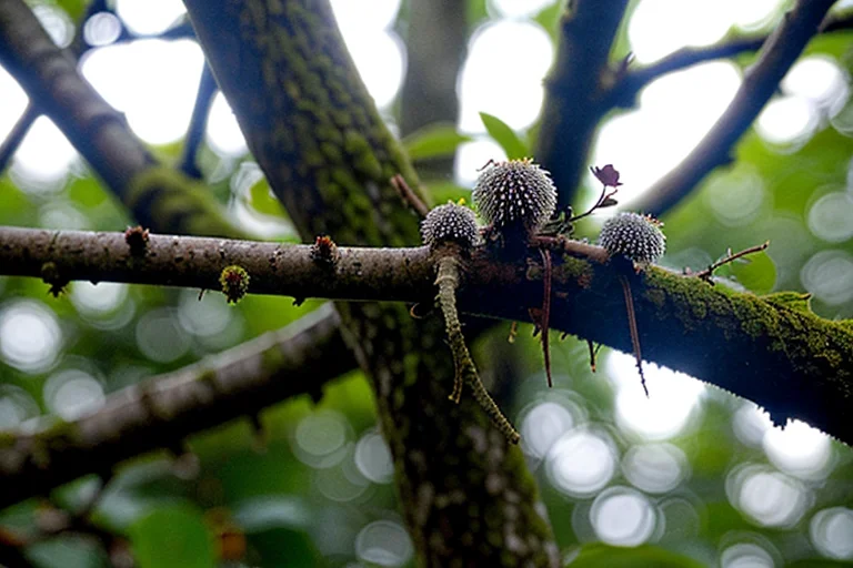 事案現場から回収された結晶が付着した植物サンプル