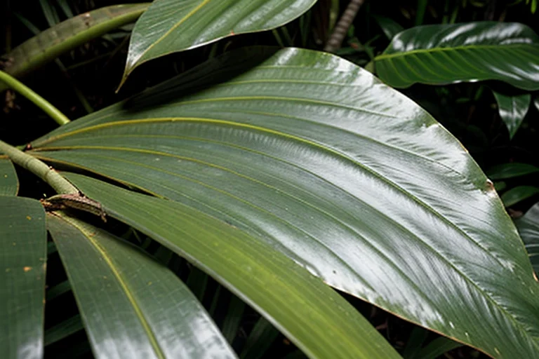 現象発生地点周辺の植物。一時的な変質が記録された。