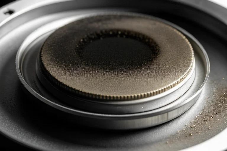High-purity metallic particles detected in a soil sample