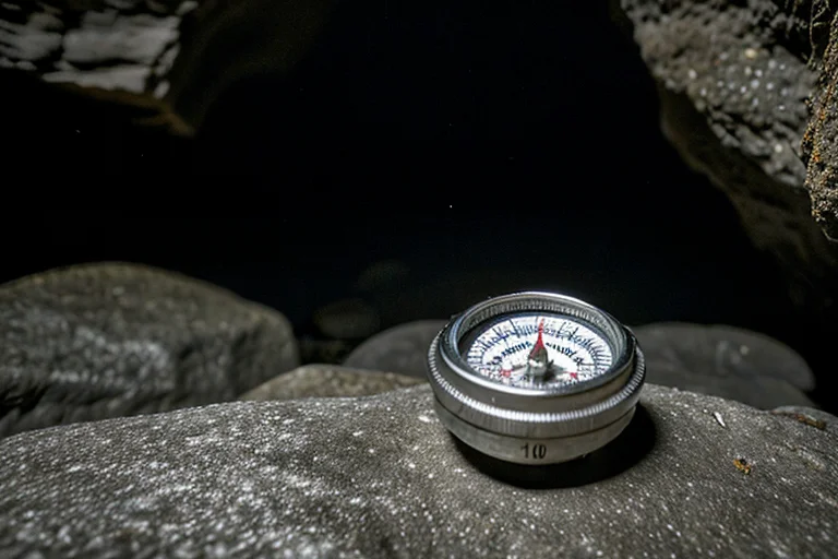 Compass showing anomalous behavior inside the valley